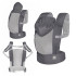 Kinderkraft kengur nosiljka Carrybee Grey 