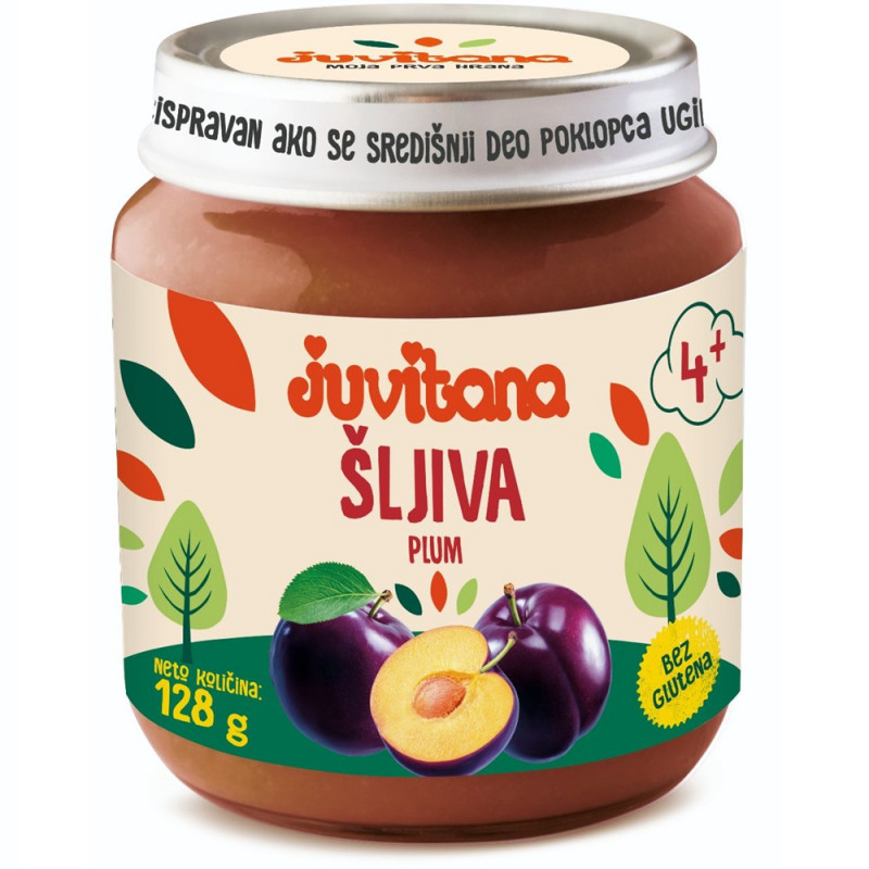 Juvitana kašica šljiva 128g 