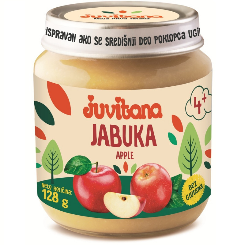 Juvitana kašica jabuka 128g 
