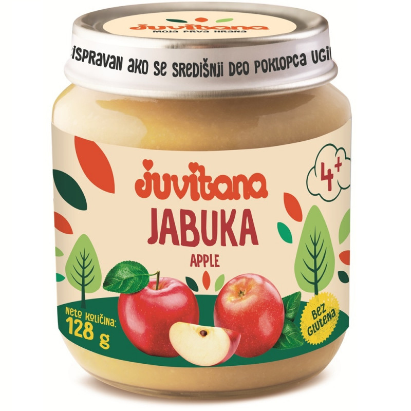 Juvitana kašica kajsija 128g 