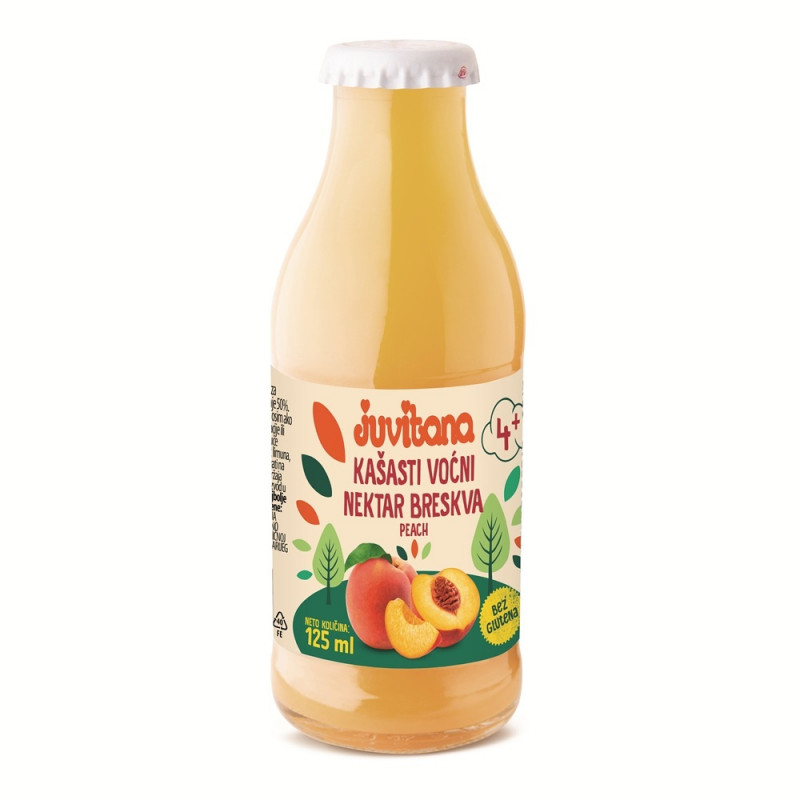 Juvitana kašasti sok breskva 125ml 