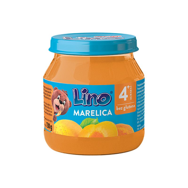 Lino kašica kajsija 130g 