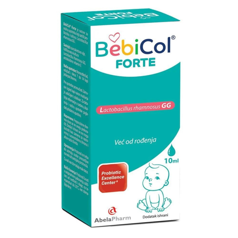 Abela Pharm BebiCol Forte, probiotske kapi, 10 ml 