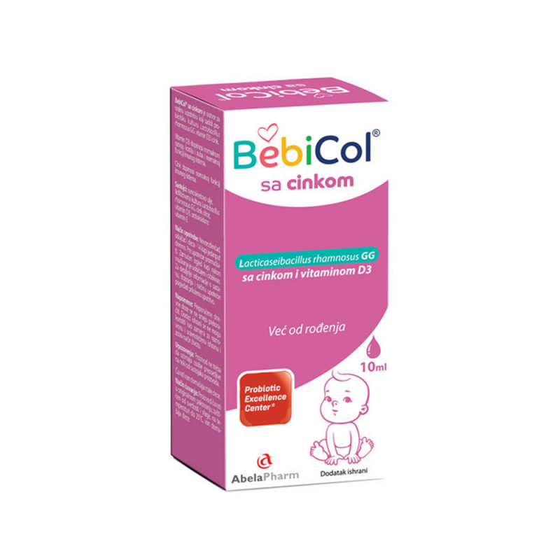 Abela Pharm BebiCol sa cinkom,probiotske kapi,10ml 