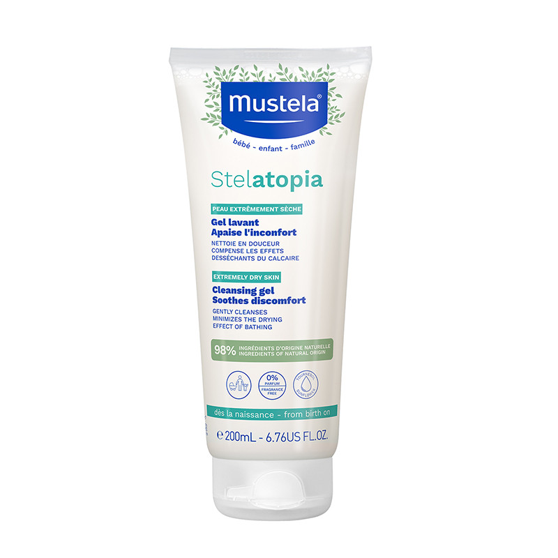 Mustela Stelatopia Gel za tuširanje 200ml 