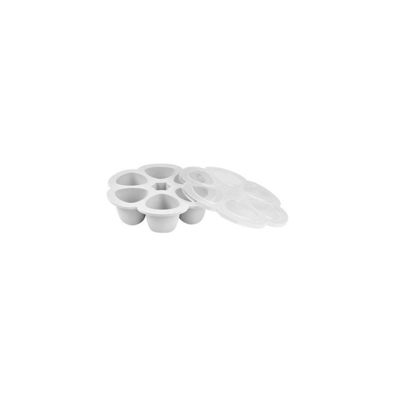 Beaba Multiportions silikon posude 6/1 90ml, siva 