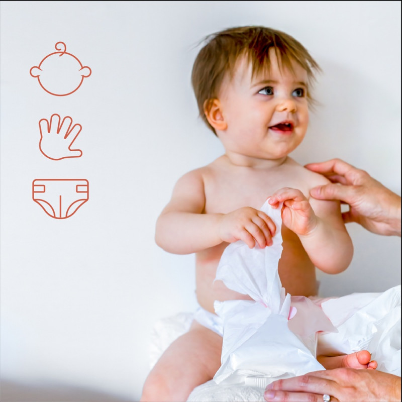 Huggies baby vlažne maramice all over clean 56kom 