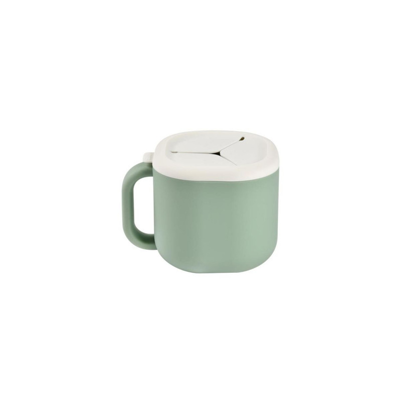 Beaba silikonska šolja za grickalice, sage green 