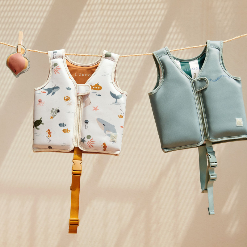 Liewood prsluk za plivanje Dove 2-3Y, SeaC/Sandy 