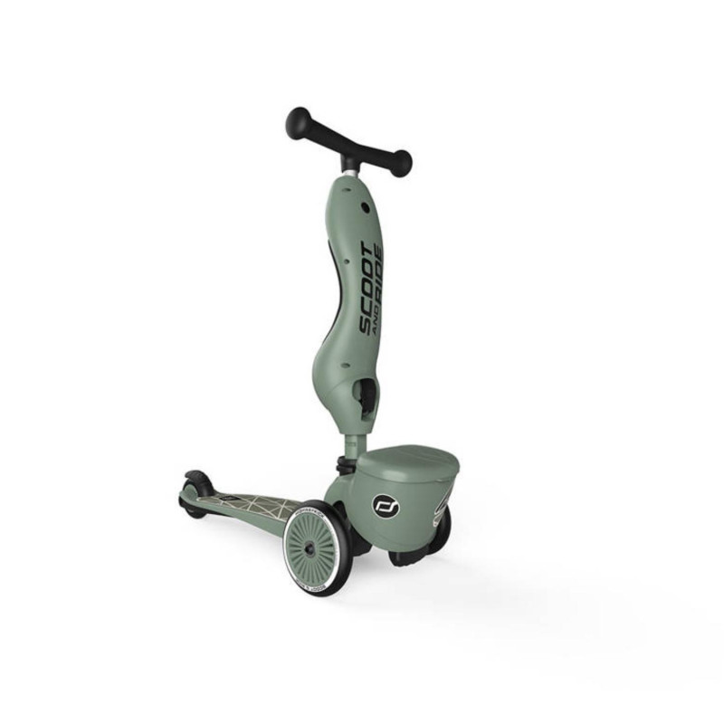 Scoot&Ride Trotinet 2u1 Highwaykick 1 Green lines 