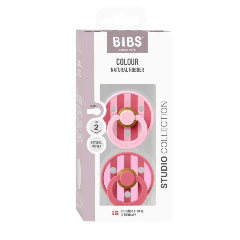 Bibs laža Studio Baby pink Coral  veličina 1 