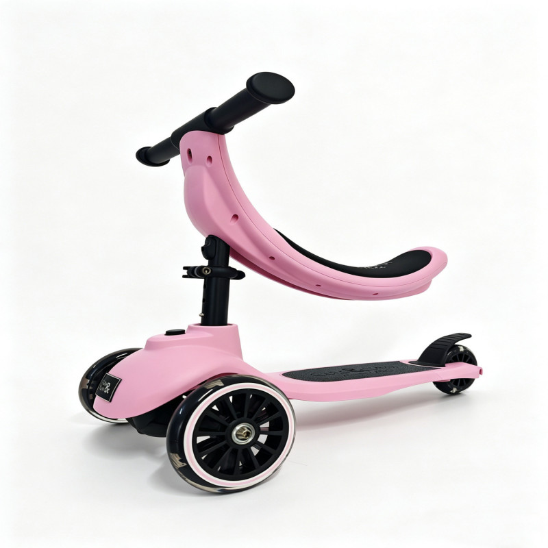 Cute&cool Mini Deluxe Scooter 4 in 1, Pink 