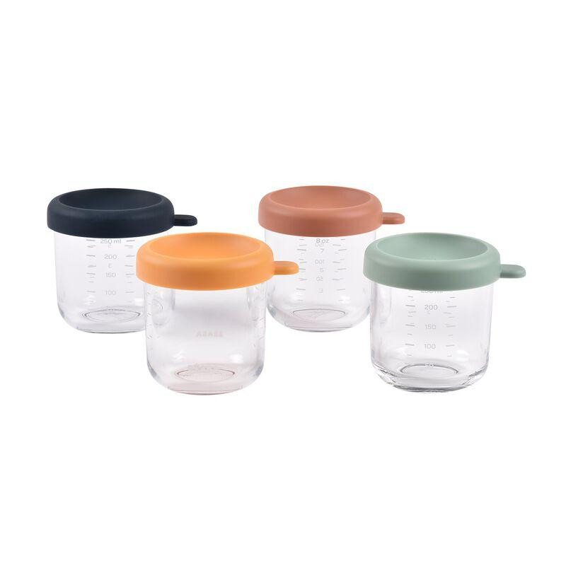 Beaba set od 4 staklene posude 250 ml(Sunrise) 