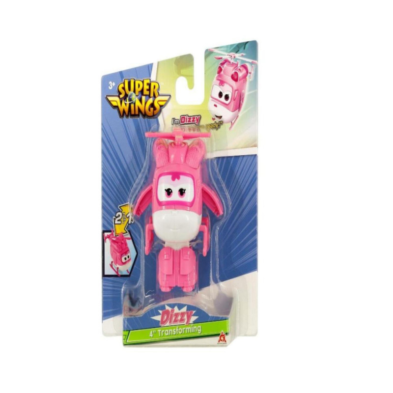 Super Wings 10cm transformacija Dizzy 