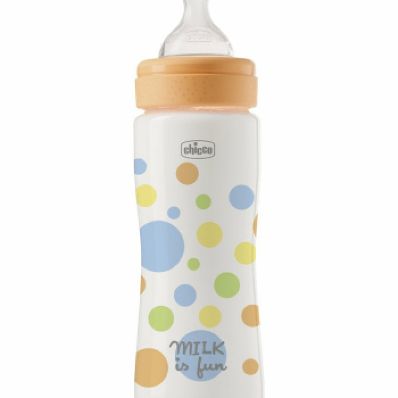 Chicco PE plastična flašica,silikon,deč.330ml 