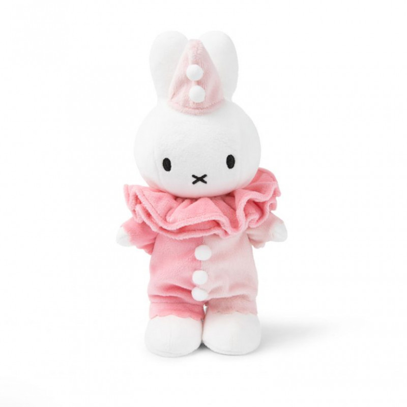 Miffy plišani zeka klovn 24cm Pink 
