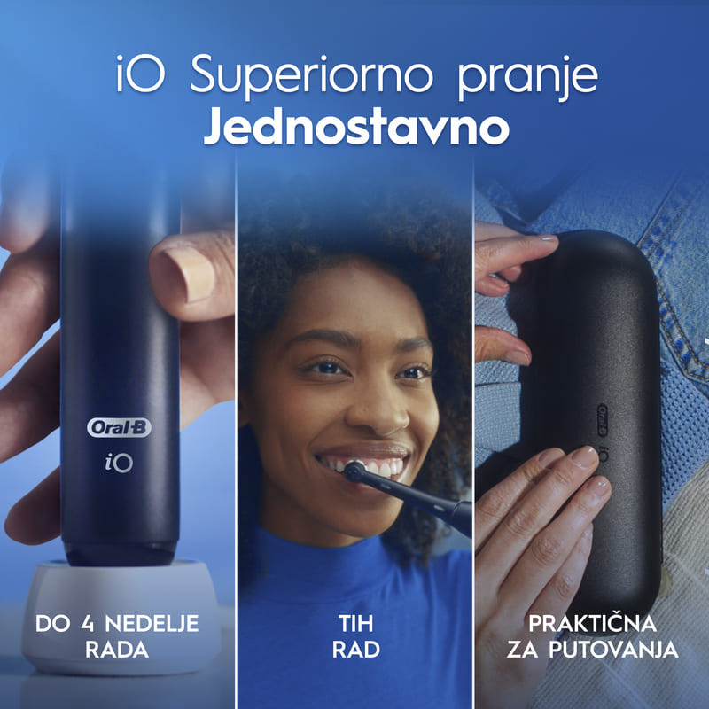Oral-B iO 2 elek.čet. za zube, 1 glava,set, crna 