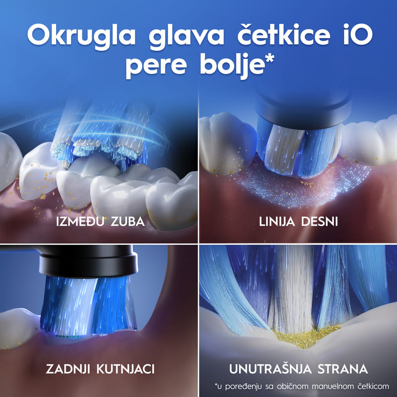 Oral-B iO 2 elek.čet. za zube, 1 glava,set, crna 