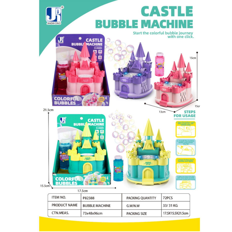 HK Mini mašina za pravljenje mehurića zamak 