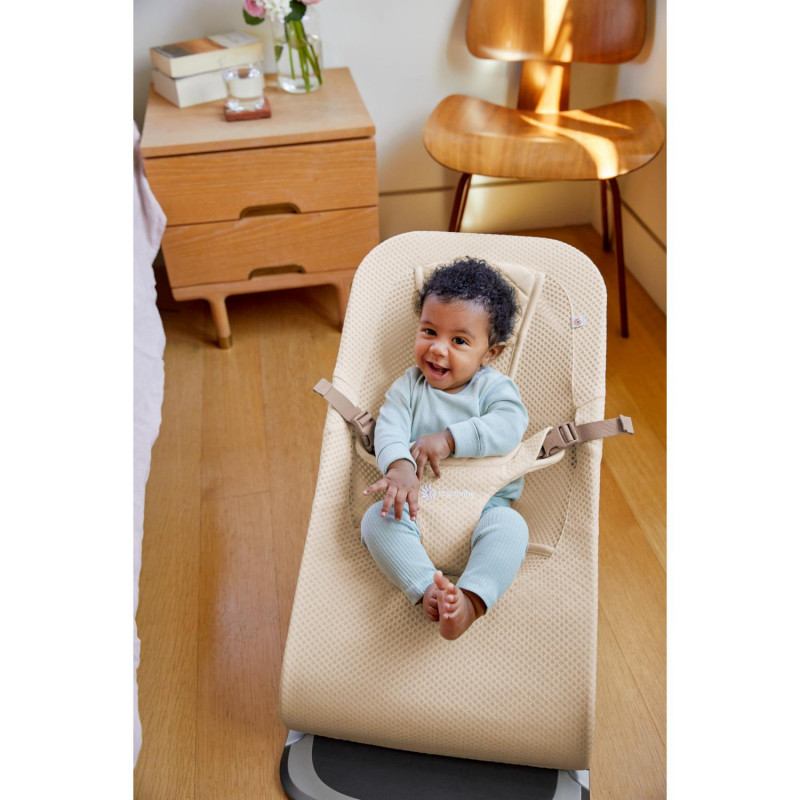 Ergobaby Evolve Bouncer 3 u 1 mrežasti,Cream 