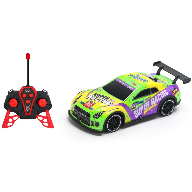 Cute&Cool RC auto zeleno-ljubičasti, 1:22 