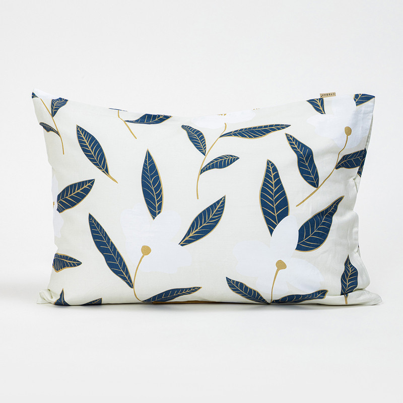 Stefan jastučnica saten listići, 40x60 