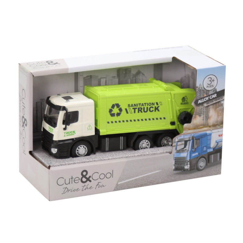 Cute&Cool komunalni kamion 1:32, 20.5x9x12.5cm 