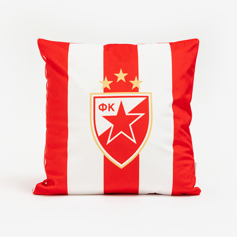 Stefan ukrasni jastuk Crven zvezda, 45x45cm 