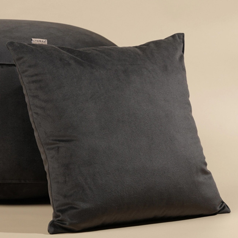 Stefan ukrasni jastuk tamno sivi, 40x40 