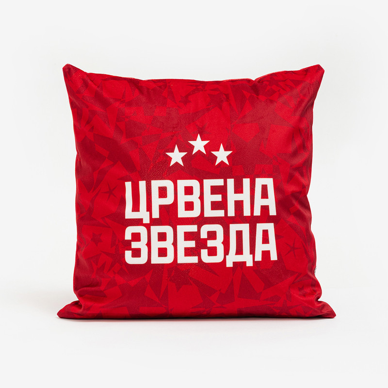 Stefan ukrasni jastuk Crven zvezda, 45x45cm 