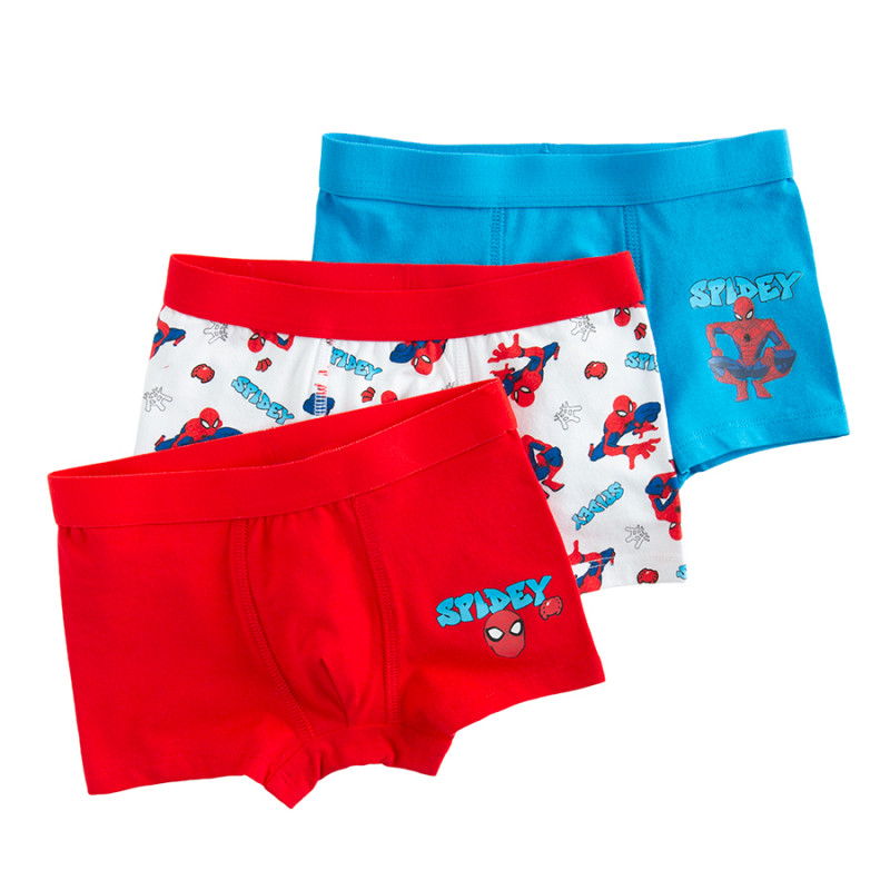 Cool club bokserice set 3/1 Spiderman, dečaci 