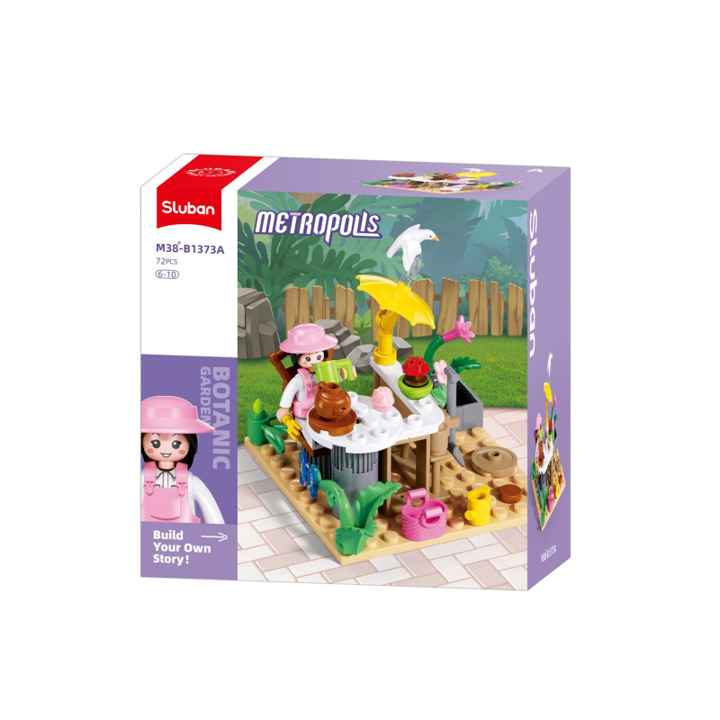 Sluban kocke bašta sa stolom 72 kom 