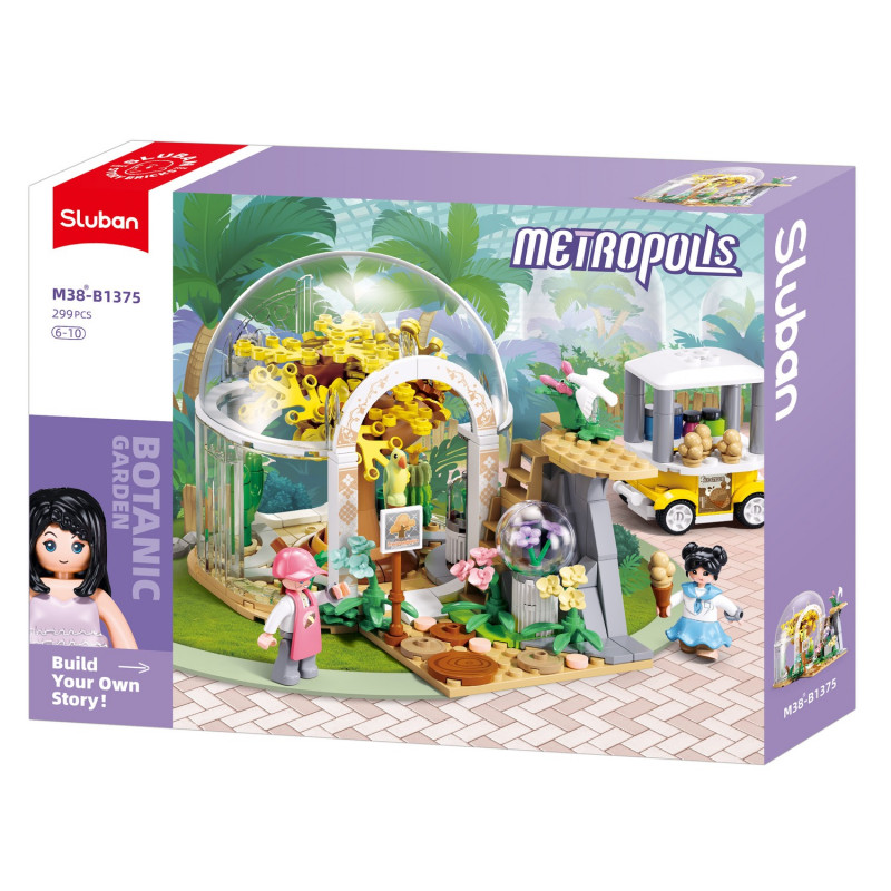 Sluban kocke staklena botanička bašta 299 kom 