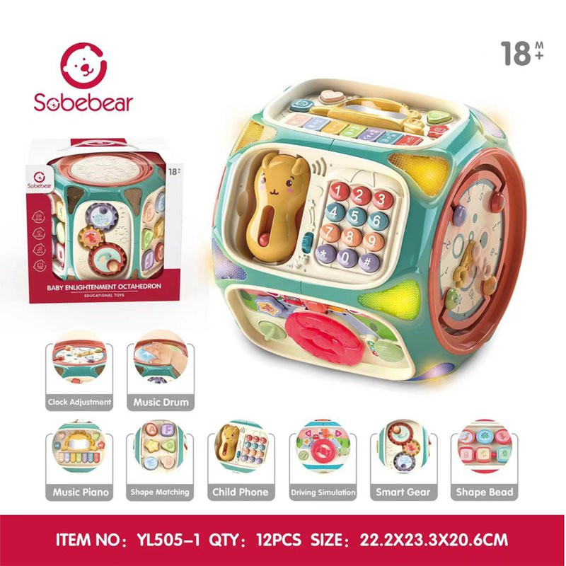 HK Mini interaktivna osmostrana kocka za igru 