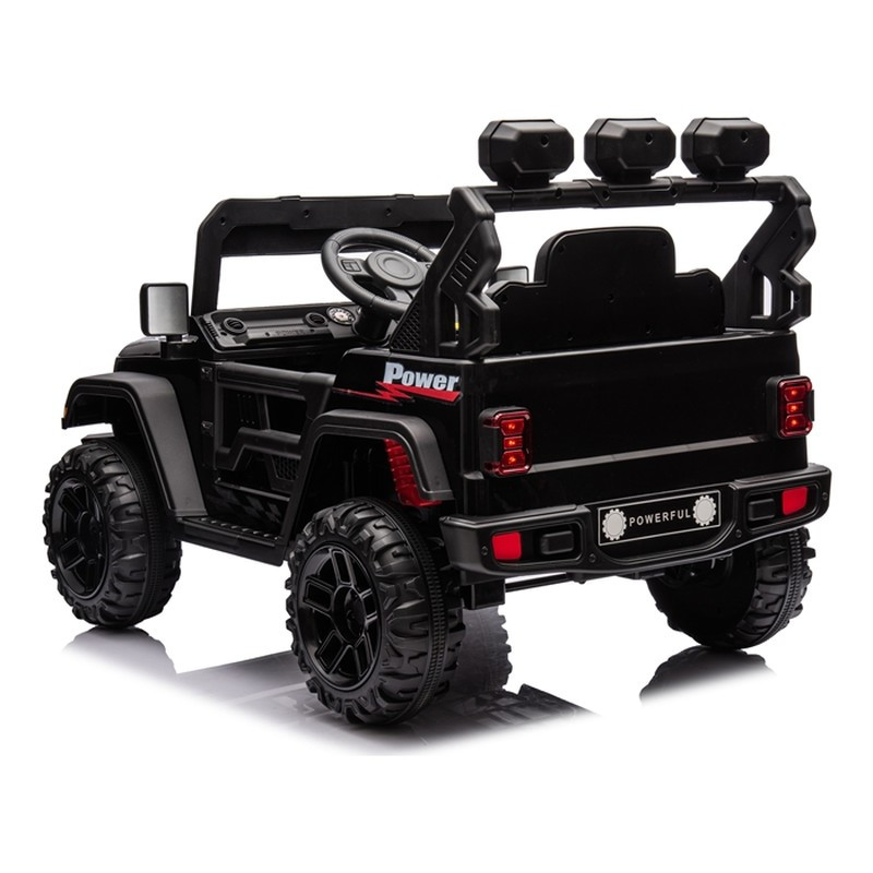 BBO džip na akumulator (12V), crni 