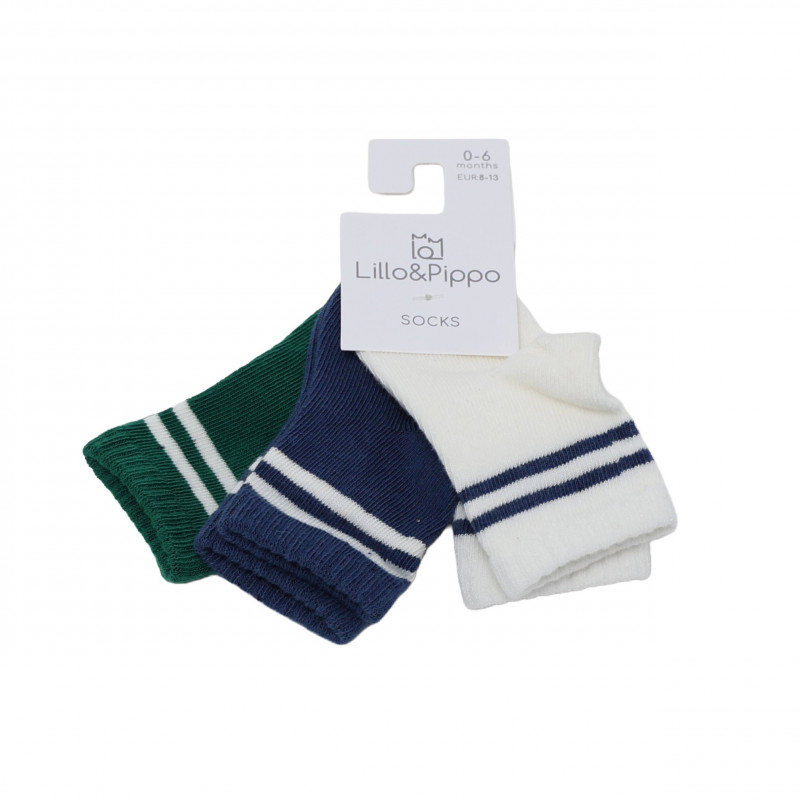 Lillo&Pippo čarape 3/1, dečaci 