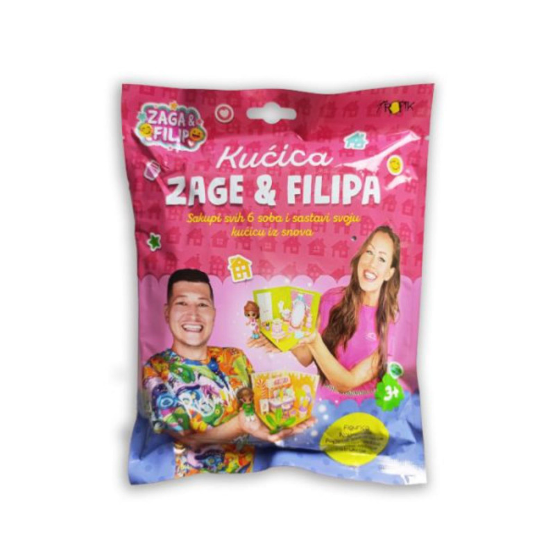 Filip i Zaga kućica- displej 12kom 