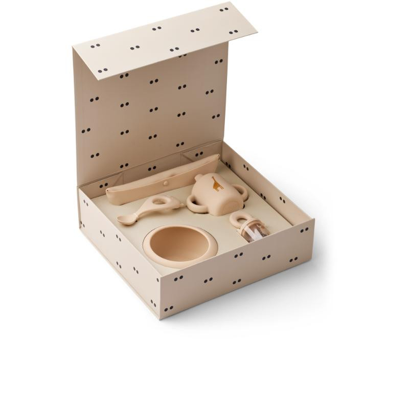 Liewood set za hranjenje 5pcs Mileah,Apple blossom 