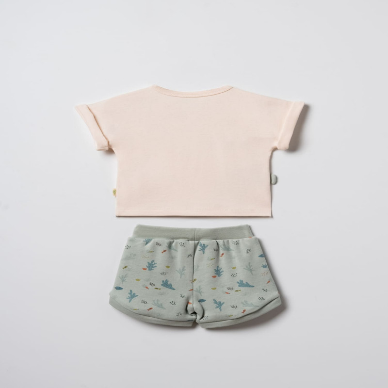Baby Cosy komplet 2/1 (majica kr, šorts), unisex 