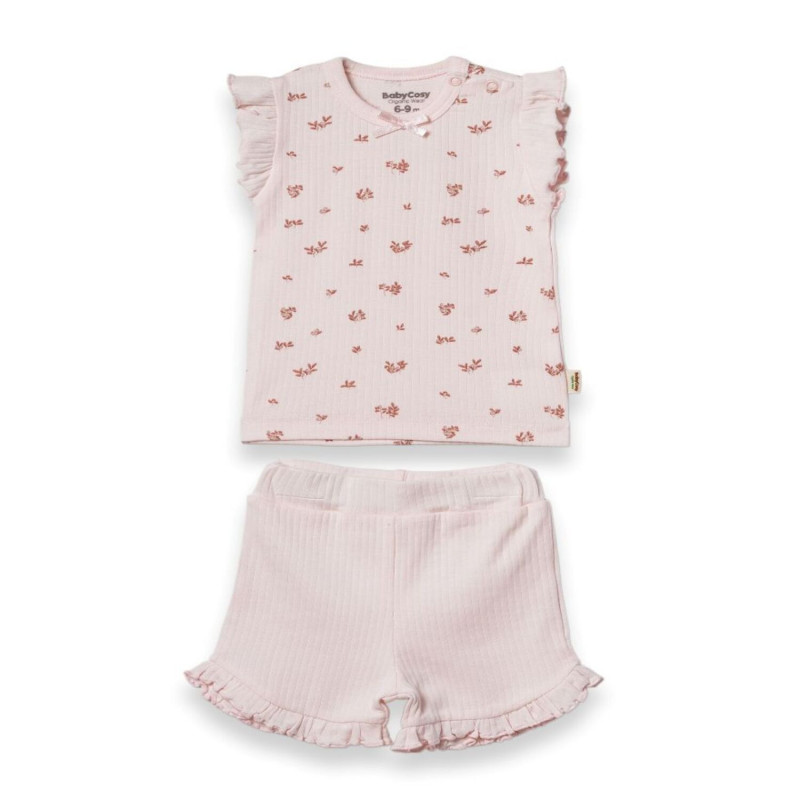 Baby Cosy komplet 2/1 (majica, šorts), devojčice 