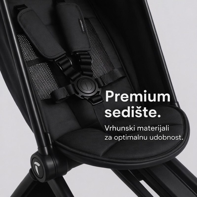 Smarttrike tricikl Wonder Max Jet Black 