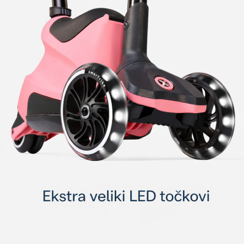 Smarttrike Xtend guralica/trotinet 4u1 roze 