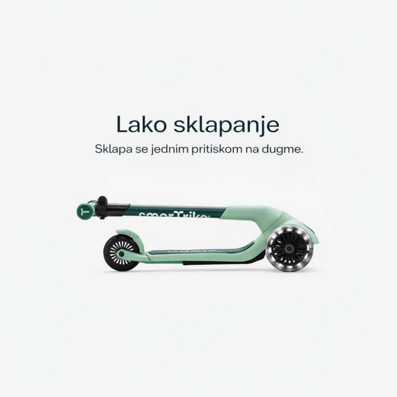 Smarttrike Xtend Mini trotinet 4u1 zelena 