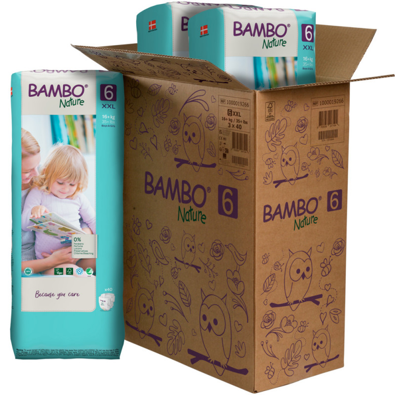 Bambo pelene Nature Box  6  16+kg  120 kom 
