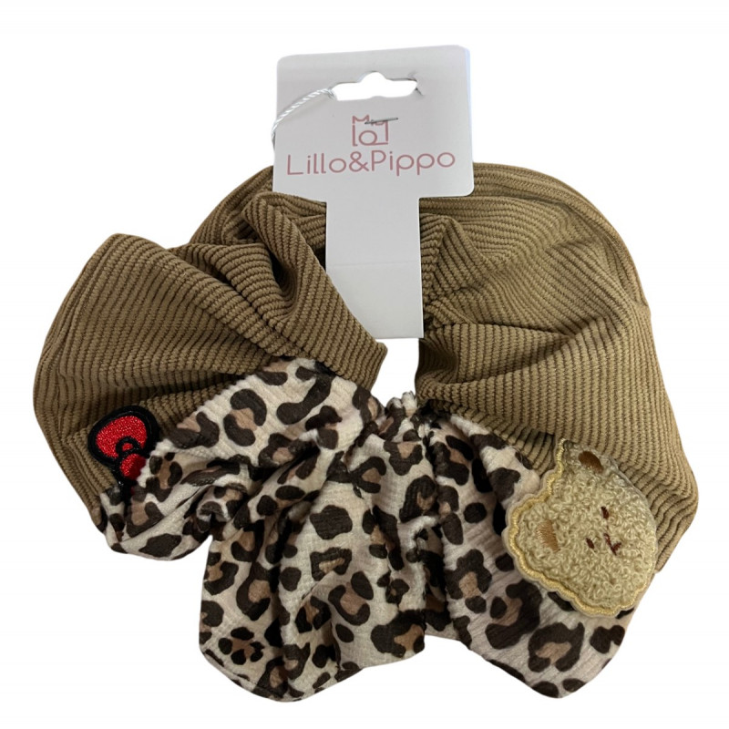 Lillo&Pippo gumica za kosu leopard 