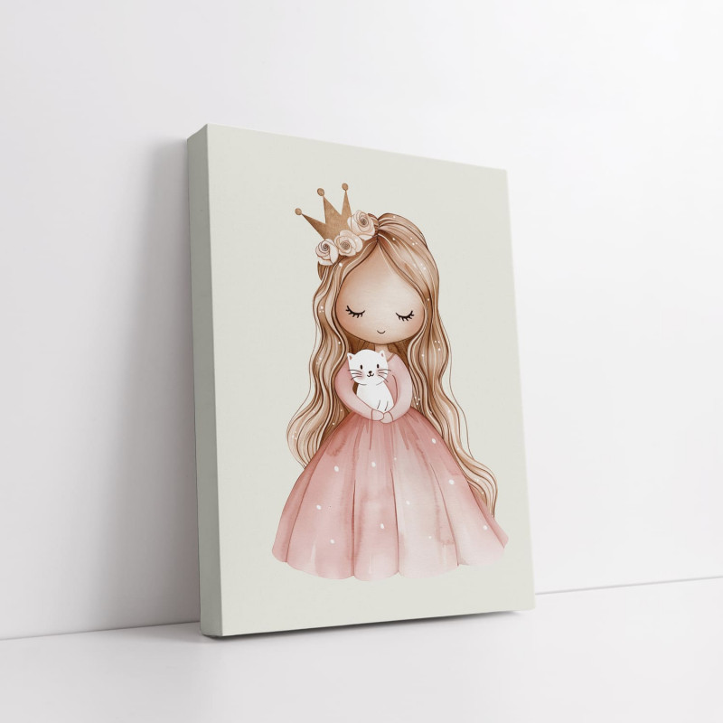 Cute&Cool HOME slika devojčica i zeka 40x30cm 