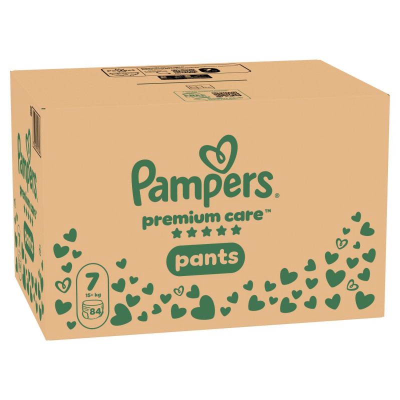 Pampers pants pelene montly 7 prem.  15kg+ 84kom 
