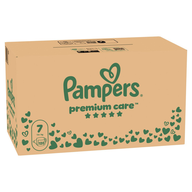 Pampers pelene Prem. Care monthly S7 15+kg 120kom 