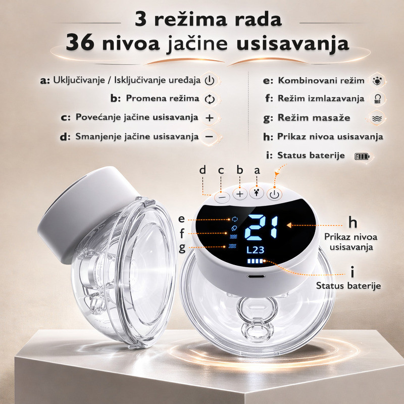 BBO električna pumpica hands free 