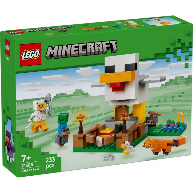 Lego Minecraft Chicken Farm 